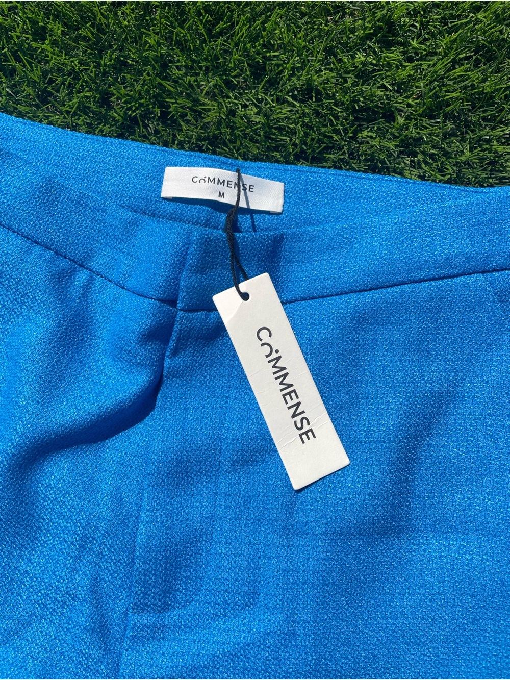 Commense Electric Blue Skirt with Branded Tag